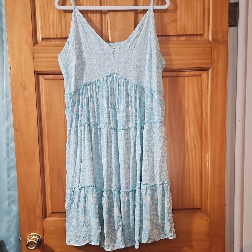 Light Teal Floral Sundress